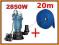 POMPA DO WODY Z ROZDRABNIACZEM 2850W + WĄŻ 20m