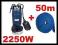 POMPA POMPY DO BRUDNEJ WODY 2250W PŁYWAK + WĄŻ 50M
