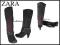 TC ZARA NOWE KOZAKI BOTKI MUSZKIETERKI R. 37