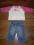 Bluzka Next+jeansy Cherokee, dziewczynka 3-6 m, 68