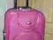 walizka różowa na kółkach średnia kufer różowy new