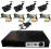 Rejestrator DR104-S7+zestaw 4szt kamer kolor CCTV