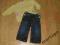 GAP spodnie jeans rozpinane nogawki 68-74