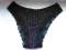 Figi XL z koronką, wysoko wycięte