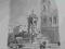 Paryż Fontanna na Placu St Sulpice, oryg. 1878
