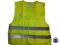 KAMIZELKA ODBLASKOWA OSTRZEGAWCZA ŻÓŁTA r.L ZOBACZ