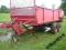 rozrzutnik tandem 6 ton wywrotka przyczepa