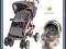 GRACO Wozek Quattro Tour + FOTELIK + BAZA Brownsto