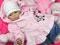 DISNEY MYSZKA MINNIE WELUROWA BLUZA Z KAPTUR 9-12M