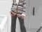 E260 Super spodnie brąz-rudy 46 Bella-Fashion