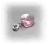 LaMar_  Charms Swarovski Heart 10mm/ light rose