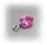 LaMar_  Charms Swarovski Heart 10mm/ rose ab