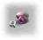 LaMar_  Charms Swarovski Heart 10mm/ amethyst