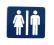 Tabliczka, Oznaczenie toalety dla pań/panów
