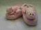 Różowe kapcie papucie z kotkami r. 26, 16,5 cm