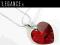 Naszyjnik czerwone serce YES VERONA dost. GRATIS