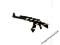 WYSTRZAŁOWY WIESZAK IMITACJA AK47 KARABIN STRZELBA