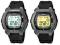 CASIO HDD-600 STOPER ALARM WR 100m 2xkolor SS W-wa