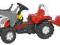 TRAKTOR ROLLY TOYS KID STEYR 6190 PRZYCZEPA ŁYŻKA