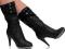 WYPRZEDAŻ SZPILA 9cm PLATFORMA BLACK ENGLAND 37