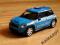 MINI COOPER S POLICJA WELLY 1:43 F-RA NIEBIESKI