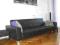 NOWOCZESNA sofa rozkładana Black Red White