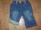 NEXT Jeansiki z Haftami Roll-up roz.3-6 m