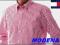 SALE -50% TOMMY HILFIGER KOSZULA CZERWONE PASY- XL