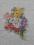 Bukiet kwiatów - haft krzyżykowy
