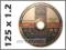 TARCZE Tarcza do cięcia TEDIAM  125 x 1,2 @JAKOŚĆ@