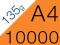 ULOTKI A4 10000 szt kreda mat 135g w 3 dni