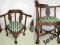 KRZESŁO NAROZNE FOTEL CHIPPENDALE z mahoniu
