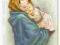 Matka Boża z dzieciątkiem włoski obrazek św.
