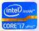 Naklejka Intel Core i7 vPRO Naklejki Tanio Nowe