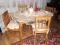 4 krzesła i stół  ,shabby chic,vintage,poduchy