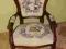 # Piękny HAFTOWANY fotel Salonowy # LUDWIK XVI