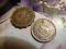 2 monety arabskie  z ? (dinar, funt ?)