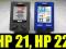 Tusze HP21 i HP22 - HP 21 HP 22 - Czarny + Kolor