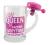 Różowy kufel QUEEN of FUCKING EVERYTHING
