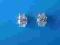 kolczyki cyrkonie srebrne-sztyfty