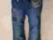 girl2girl SPODNIE jeans DZWONY hafty 122 SŁODZIAKI