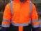 KURTKA OCIEPLANA , NIEPRZEMAKALNA + ODBLASK -  XL