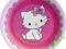 TALERZYKI CHARMMY KITTY 8 SZT 18 CM URODZINY
