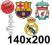 FC BARCELONA liverpool REAL MADRYT posciel 140x200