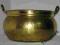 Duża mosiężna donica , misa , osłonka ......