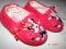 Śliczne ciapcie kapcie Disney Myszka Miki rozm.23