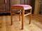 STARY DĘBOWY TABORET - ART DECO