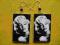 Kolczyki MARILYN MONROE decoupage hand made
