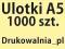 Ulotki - A5 - 1000 szt - Jednostronne !!!