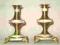KOMPLET ŚWIECZNIKÓW MOSIĄDZ MACICA PERŁOWA  asd